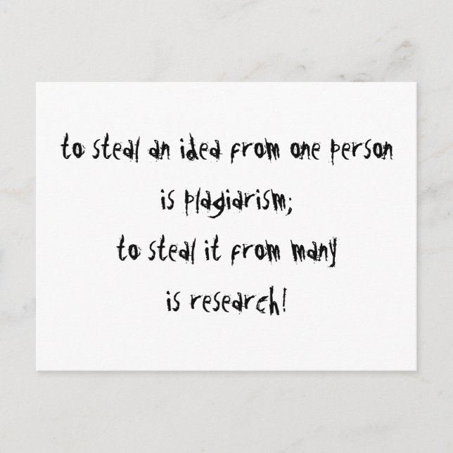 Cartão Postal Pesquisa (Frente)