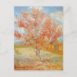 Cartão Postal Pêssego Van Gogh Pink Tree in Blossom Postcard<br><div class="desc">Pêssego Rosa Van Gogh no cartão postal Blossom. Pintura a óleo na canvas de 1888. Parte da série Pomares Flores inspirada pelas árvores florescentes de frutas de Arles France, Pink Peach em Blossom é uma das pinturas paisagísticas mais populares de van Gogh. Van Gogh estimou as árvores de fruta florescentes...</div>