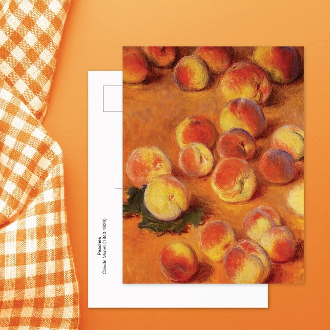 Cartão Postal Pêssegos Vida Intranet Claude Monet (Criador carregado)