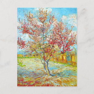 Cartão Postal Pessegueiro em Flor em Arles, Van Gogh