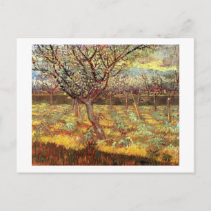 Cartão Postal Pessegueiros em Flor por Van Gogh
