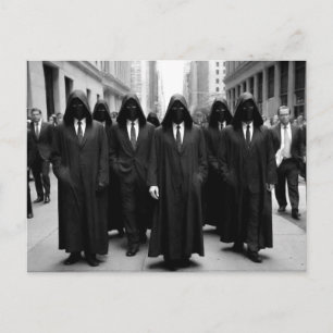 Cartão Postal Pessoas Adormecidas Estranhas