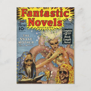 Cartão Postal Pessoas Cobra