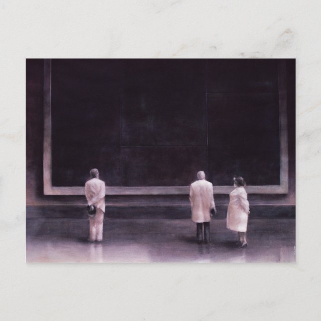 Cartão Postal Pessoas de uma exposição de 1990 (Frente)