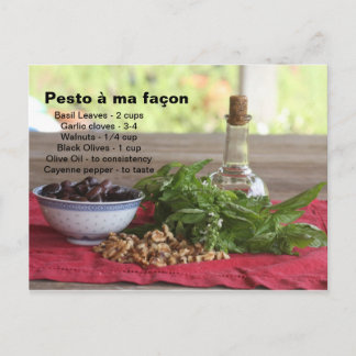 Cartão Postal Pesto