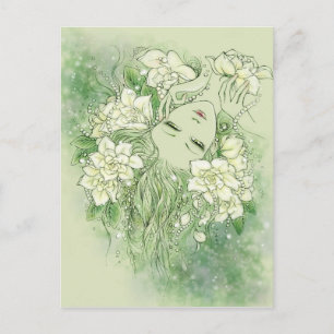 Cartão Postal Petals and Pearls Postcard