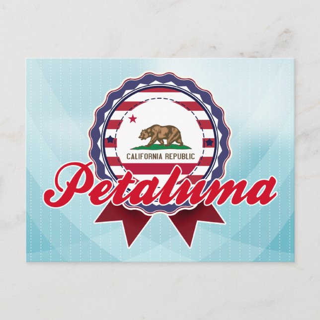 Cartão Postal Petaluma, CA (Frente)