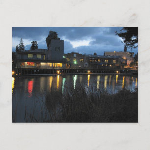 Cartão Postal Petaluma Turning Basning no Cartão-postal noturno