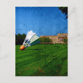 Cartão Postal Peteca no gramado