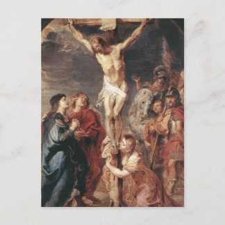 Cartão Postal Peter Paul Rubens - Cristo na Cruz