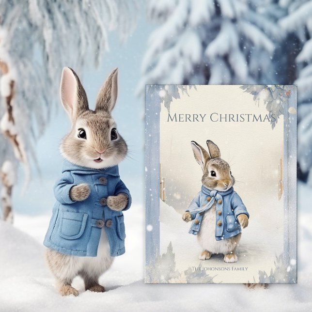 Cartão Postal Peter Rabbit's Winter Holidays (Criador carregado)