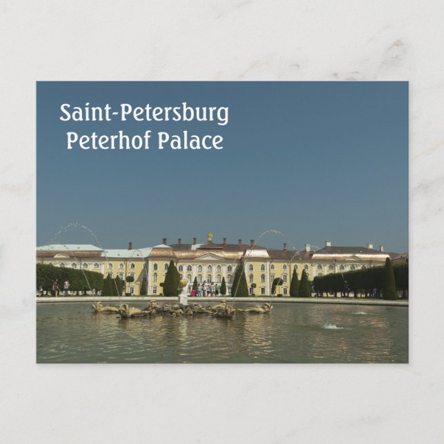 Cartão Postal Peterhof (Frente)