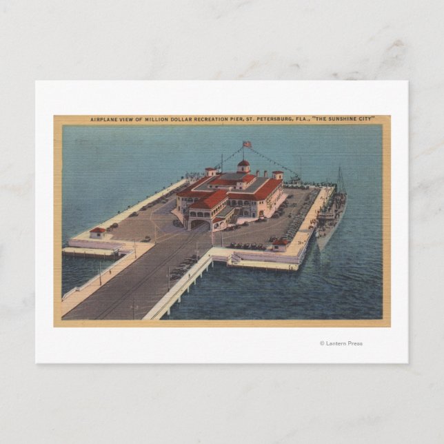 Cartão Postal Petersburgo, Flórida - Aéreo de Milhões (Frente)