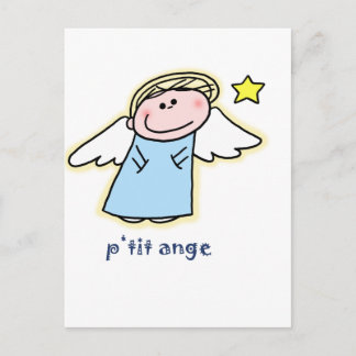 Cartão Postal Petit Ange (pequeno anjo em francês)