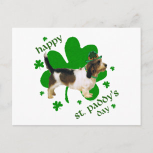 Cartão Postal Petit Basset Griffon Vendeen St Paddy
