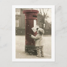 Cartão Postal Petit enfant postant sa lett
