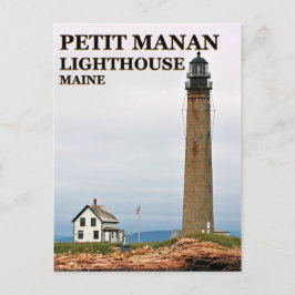 Cartão Postal Petit Manan Lighthouse, Cartão-postal Maine