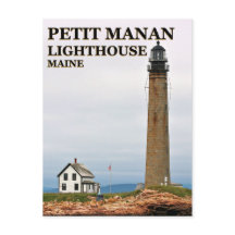 Petit Manan Lighthouse, Cartão-postal Maine