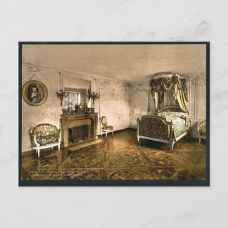Cartão Postal Petit Trianon, câmara de Marie Antonieta, Versai