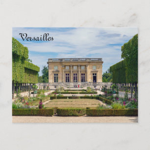Cartão Postal Petit Trianon e o Gard francês em Versalhes