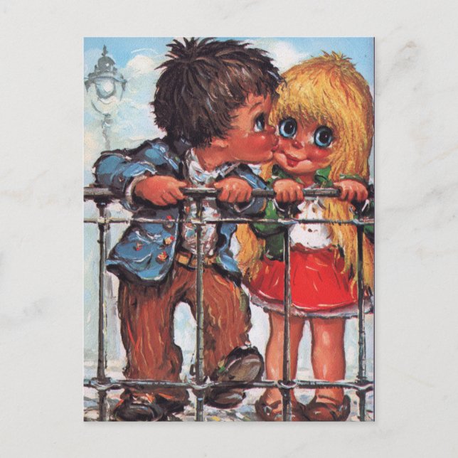 Cartão Postal Petits Poulbots à Paris (Frente)