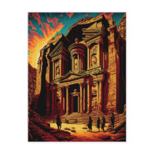 Petra Jordan Maravilhas da Pop de Arte Mundial