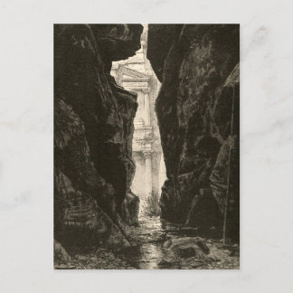 Cartão Postal Petra Jordan Patrimônio da UNESCO Engrenando