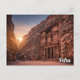 Cartão Postal Petra Jordan Travel