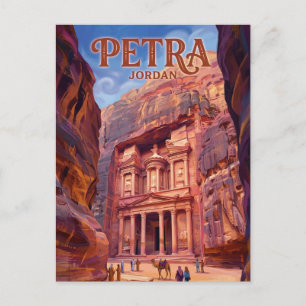 Cartão Postal Petra Jordânia