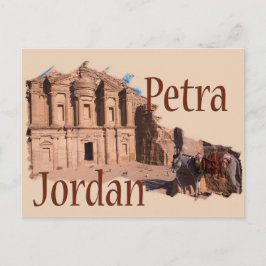 Cartão Postal Petra, Jordânia: O mosteiro
