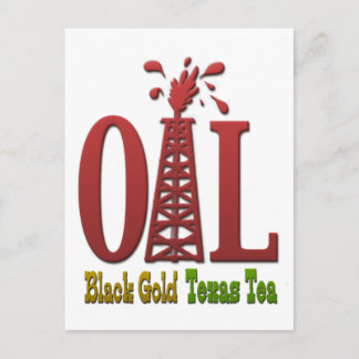 Cartão Postal Petróleo, Dourado Negro, Texas Tea