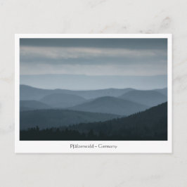 Cartão Postal Pfälzerwald Alemanha