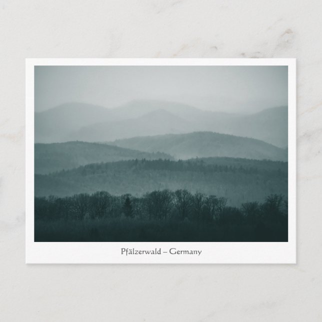 Cartão Postal Pfälzerwald Alemanha (Frente)