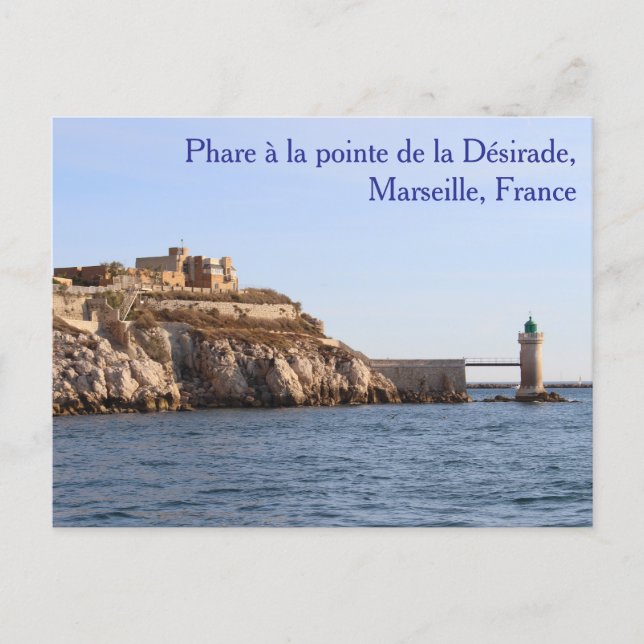 Cartão Postal Phare à la pointe de la Désirade Postcard (Frente)