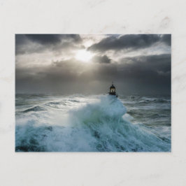 Cartão Postal Phare d'Ar-Men Finistère França