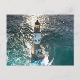Cartão Postal Phare d'Ar-Men Finistère França
