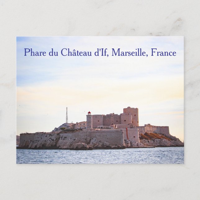 Cartão Postal Phare du Château d’If, Marseille, France, Postcard (Frente)