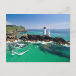 Cartão Postal Phare du Petit Minou jour Finistère França