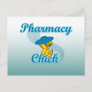 Cartão Postal Pharmacy Chick #3