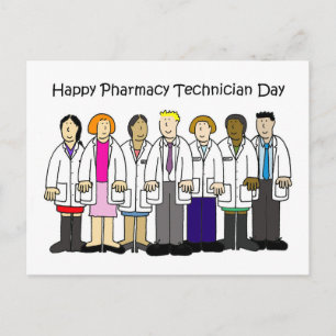 Cartão Postal Pharmacy Technician Day - Outubro