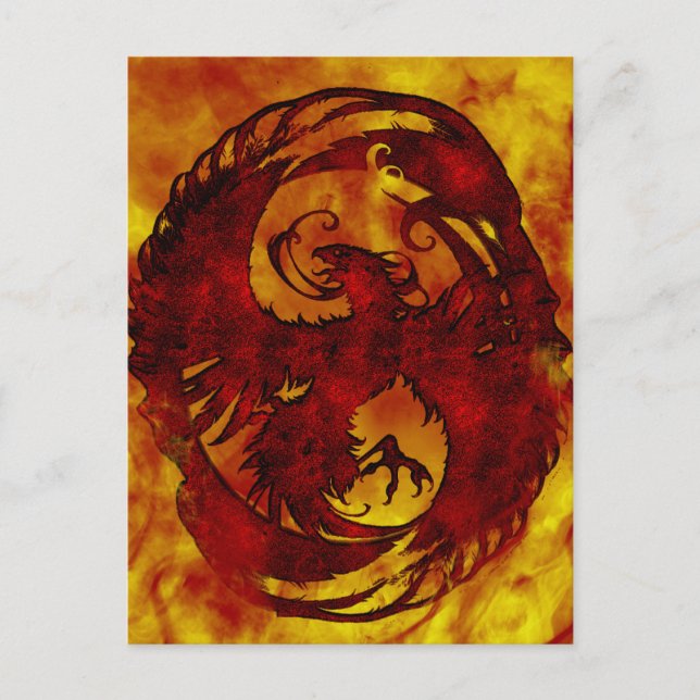 Cartão Postal Pheonix Ascensão Fantasy 2 (Frente)