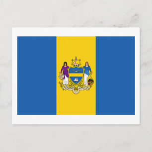 Cartão Postal Philadelphia Flag