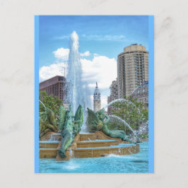 Cartão Postal Philadelphia Postcard-City Hall-Swann
