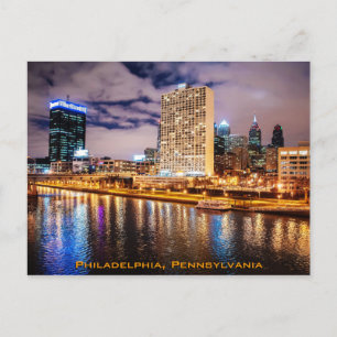 Cartão Postal Philadelphia Skyline