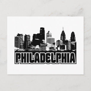 Cartão Postal Philadelphia Skyline