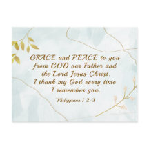 Philippians 1:2-3 Grace e Peace to You, Bíblia