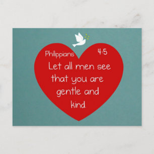 Cartão Postal Philippians 4:5