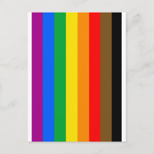Cartão Postal Philly Rainbow Pride Flag