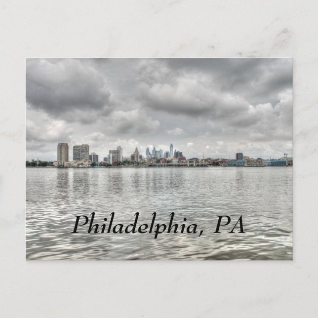 Cartão Postal Philly Skyline (Frente)