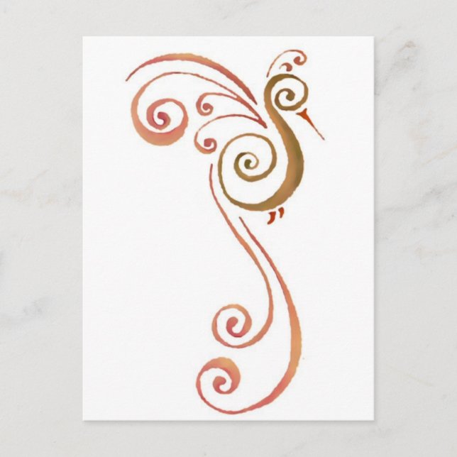 Cartão Postal Phoenix em repouso (Frente)